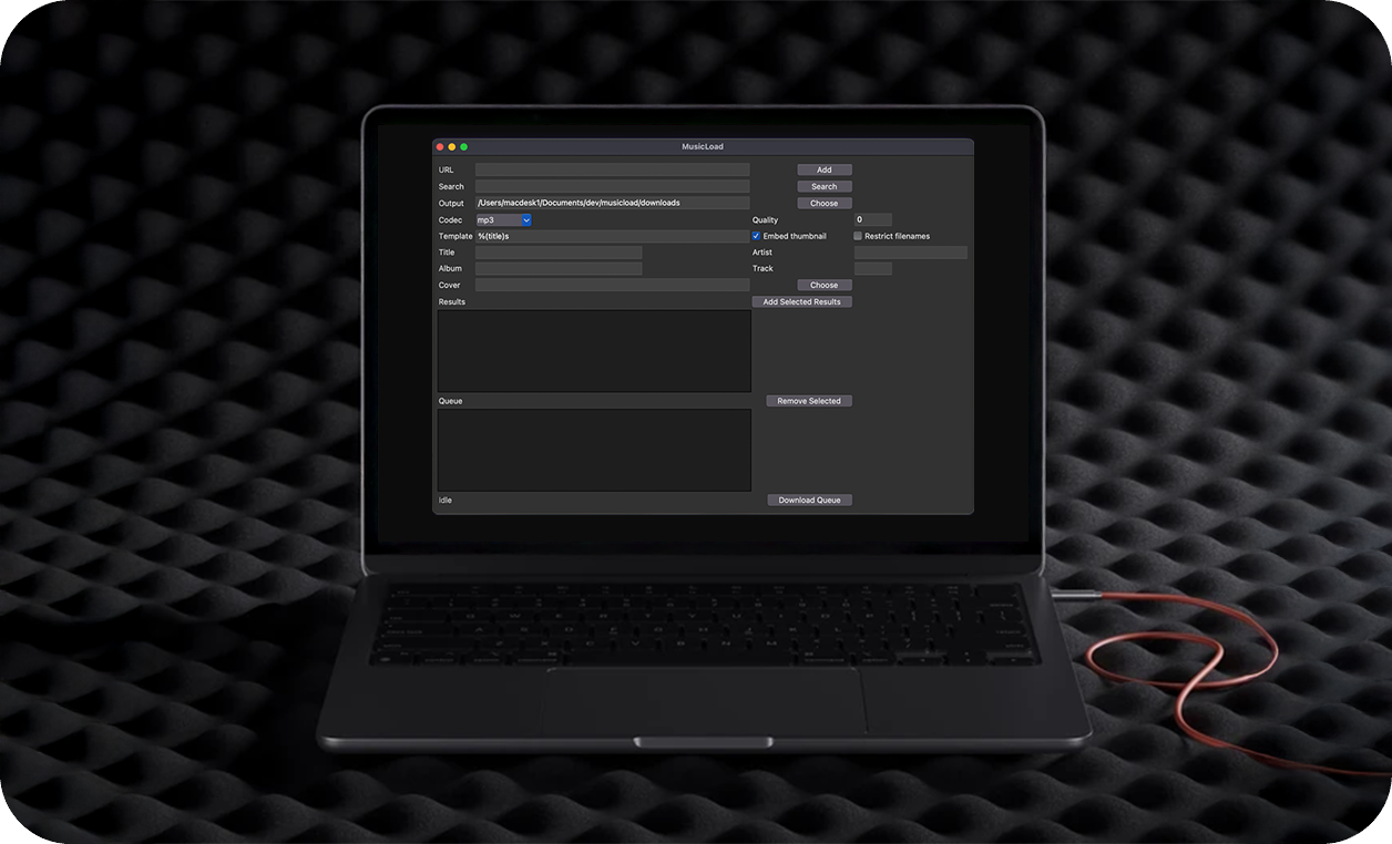 musicload - CLI Tool with GUI